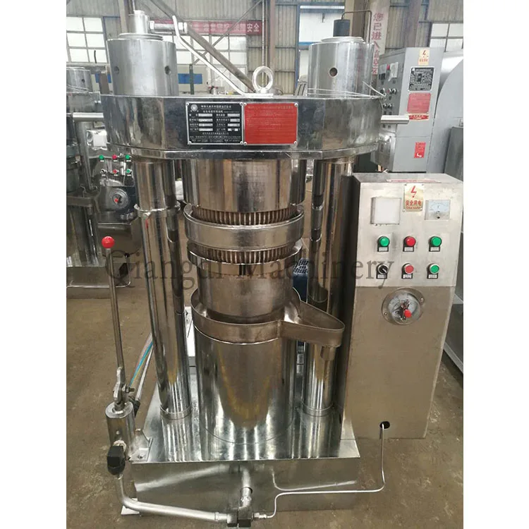 آلة ضغط الزيت البارد الصناعية ذات السعة الصغيرة الهيدروليكية على نواة النخيل وفول الصويا #6