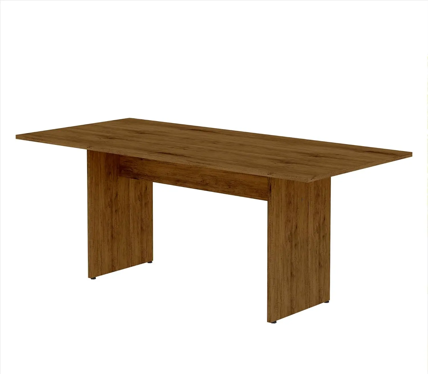 Manhattan Comfort Nomad Dining Table for 4 to 6, Modern Rustic Farmhouse Statement Furniture Piece with Protouch Wood Grain Fini