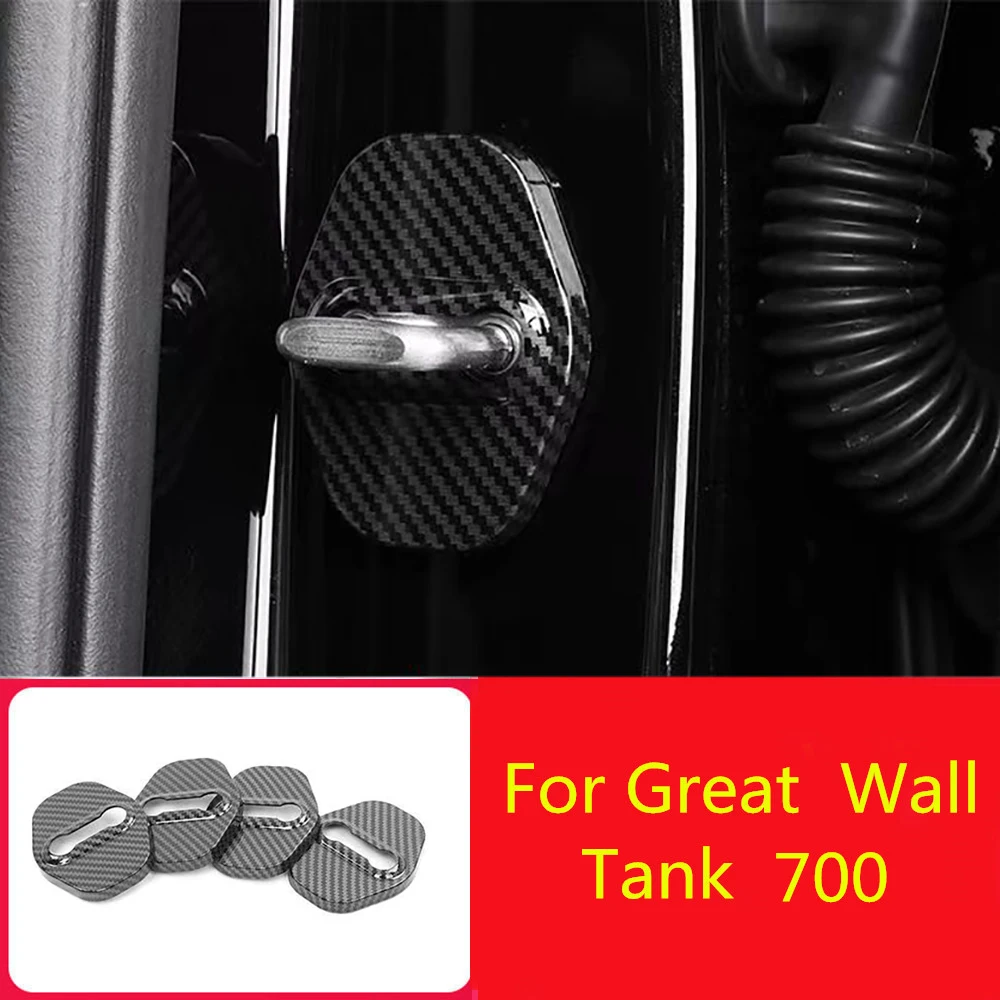 For Tank 700Hi4-T Door Lock Cover Protective Cover Special Modification Door Screw Lock Buckle Sleeve Rust Proof Accessories