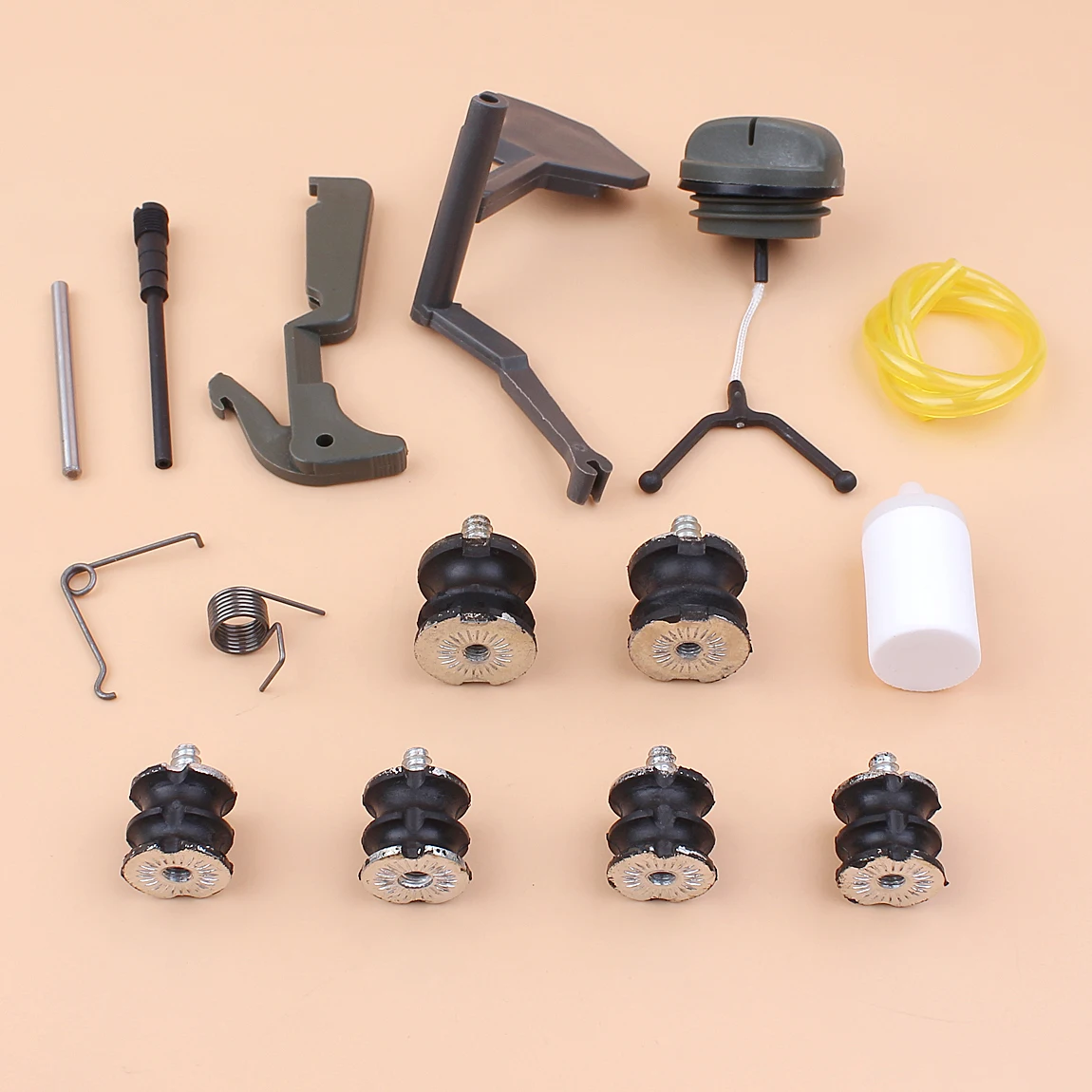 Set di supporti tampone isolatore grilletto acceleratore per Husqvarna 268 61 66 266 272 parti motosega motosierra gasolina
