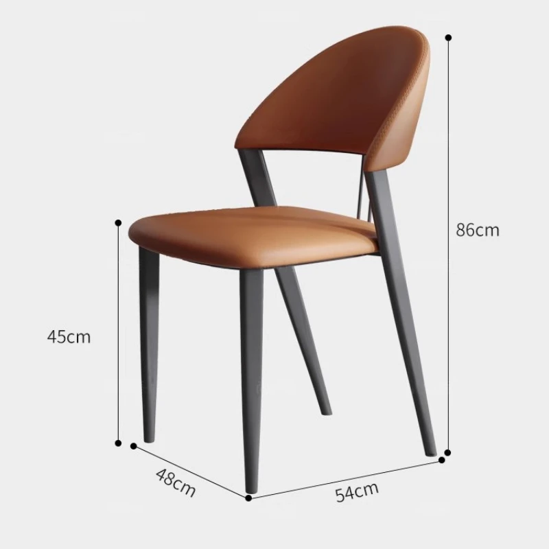 كراسي طعام بسيطة من الشمال مصنوعة من جلد البولي يوريثان للمطاعم والمشروبات وكراسي تناول الطعام المتقدمة للاسترخاء أثاث منزلي Sillas Lscy