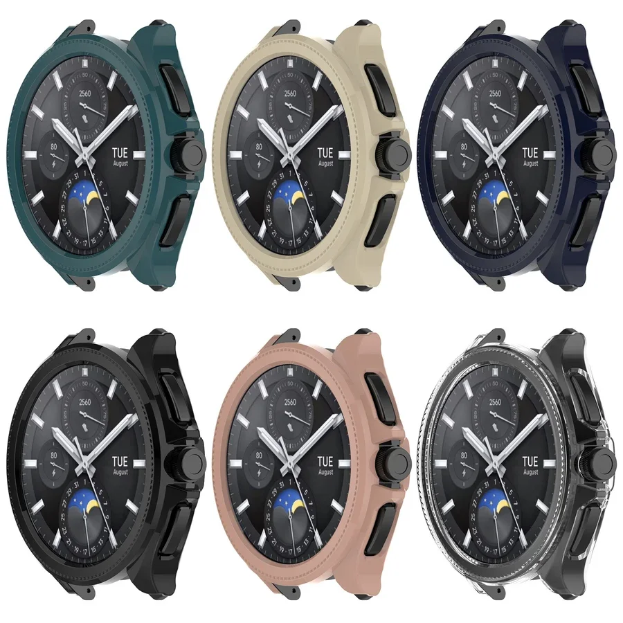 Watch Case Cover For Xiaomi Watch 2 Pro,Smart Watch Case Shell Frame Hard PC Bumper For XiaoMi Watch 2 Pro Protector Accessories