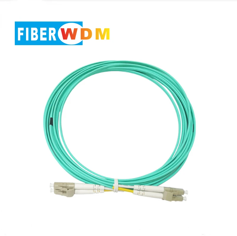 FIBERWDM Multimode OM3 Dual Fiber Patch Cord LC Connector Optical Fiber Pigtail Optic Paichcord