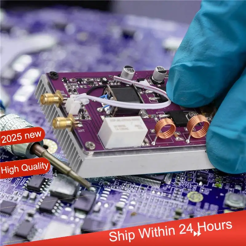 ~ 【A48T HOT】وحدة إرسال واستقبال محمولة على الموجات القصيرة بقدرة 50 وات تتميز بمرشح تمرير منخفض LPF 2 ميجا هرتز - 30 ميجا هرتز ودعم التردد #6