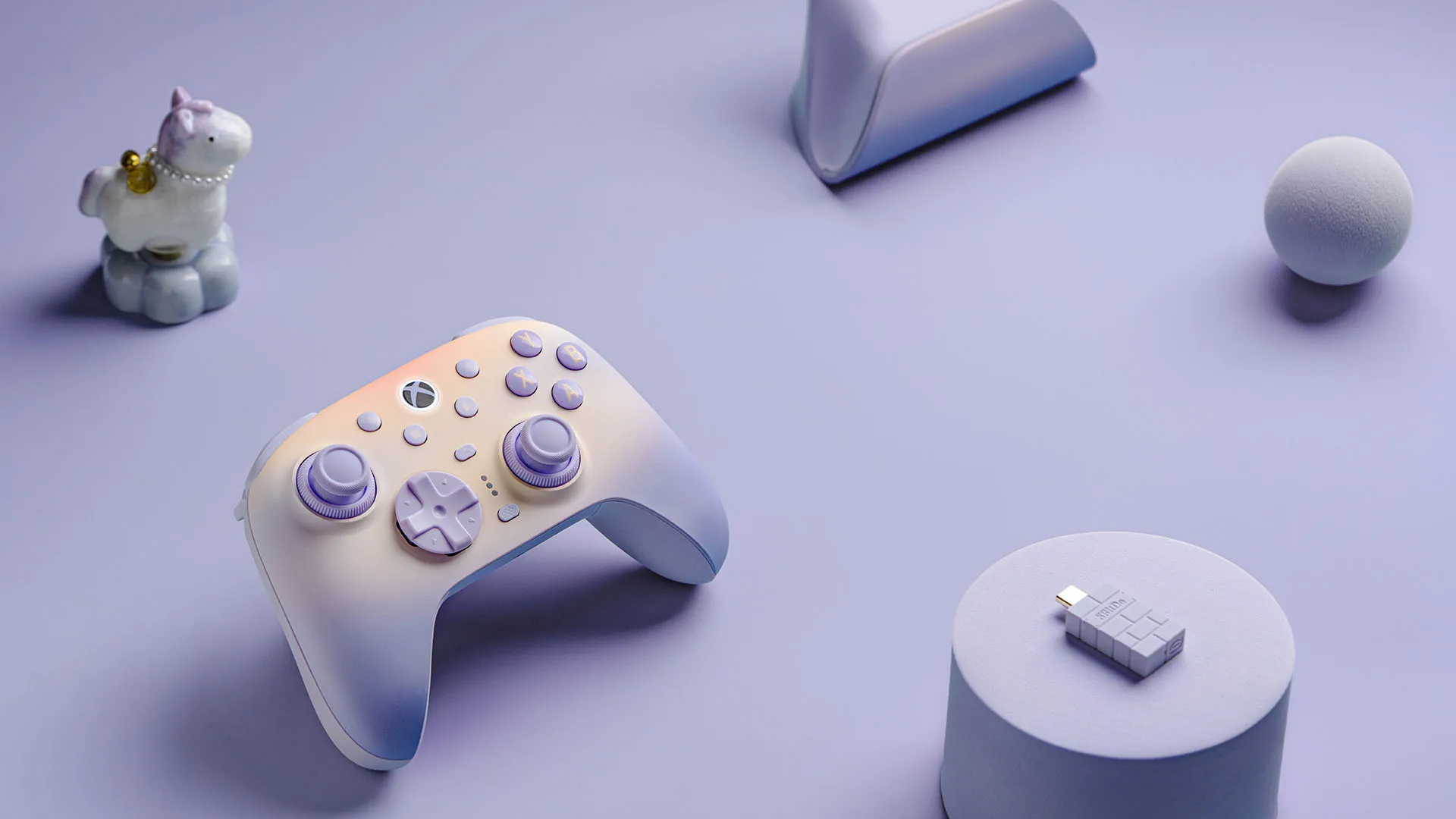 8BitDo Ultimate 3 – kabelloser Controller für Xbox Series S/X, PC, Android, Apple, TMR-Joysticks, Gamepad mit 1000 Hz Abfragerate. – Detail 8