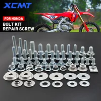 Kit completo de tornillos de plástico para motocicleta, para HONDA CR CRF CRF-R CRF-RX CRF-X 125 150 200 250 300 350 400 450 2003-2025