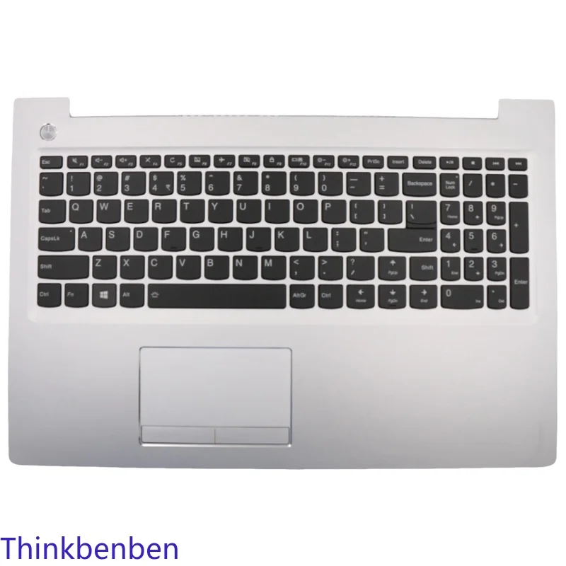 

US English Silver Keyboard Upper Case Palmrest Shell Cover For Lenovo Ideapad 310 510 15 15IKB 15ISK 5CB0M31073