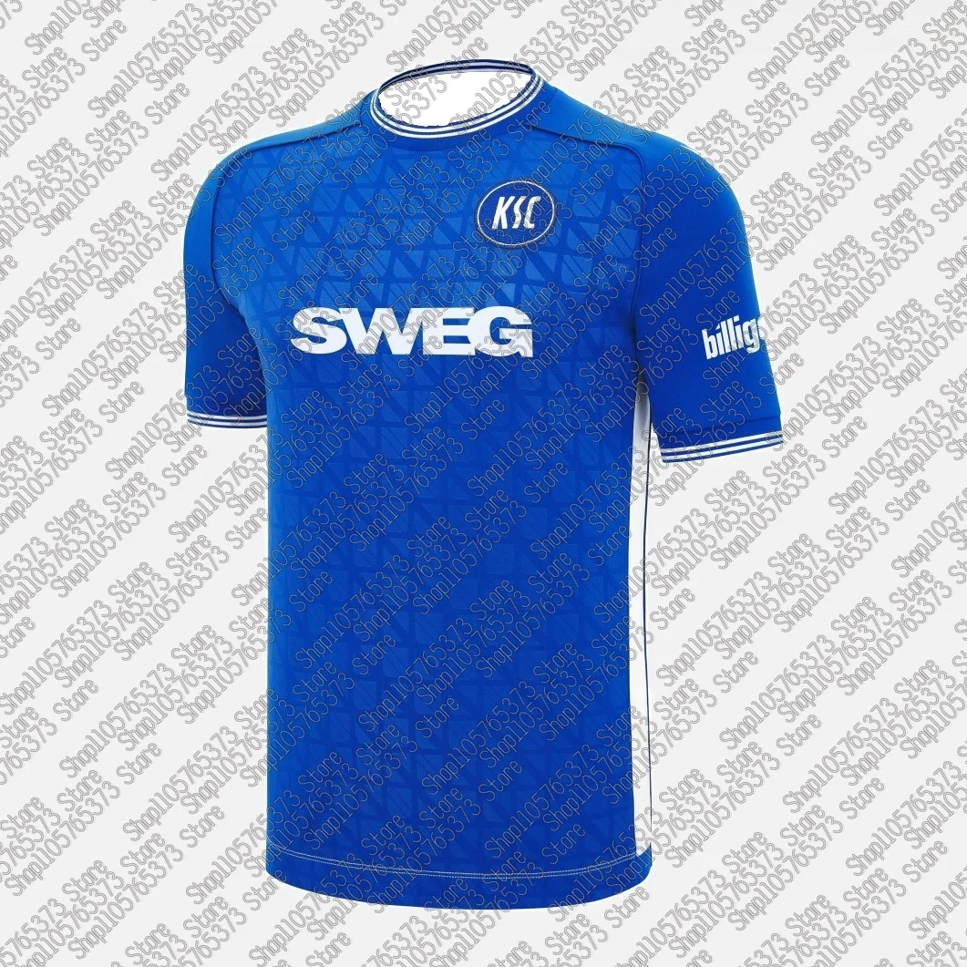 2026-27 Herren Kinder Jungen Deutschland Top Erwachsenen Heimtrikot Fußball Sport K-Karlsruher Heim Herren Trainings Atmungsaktives Fußballtrikot