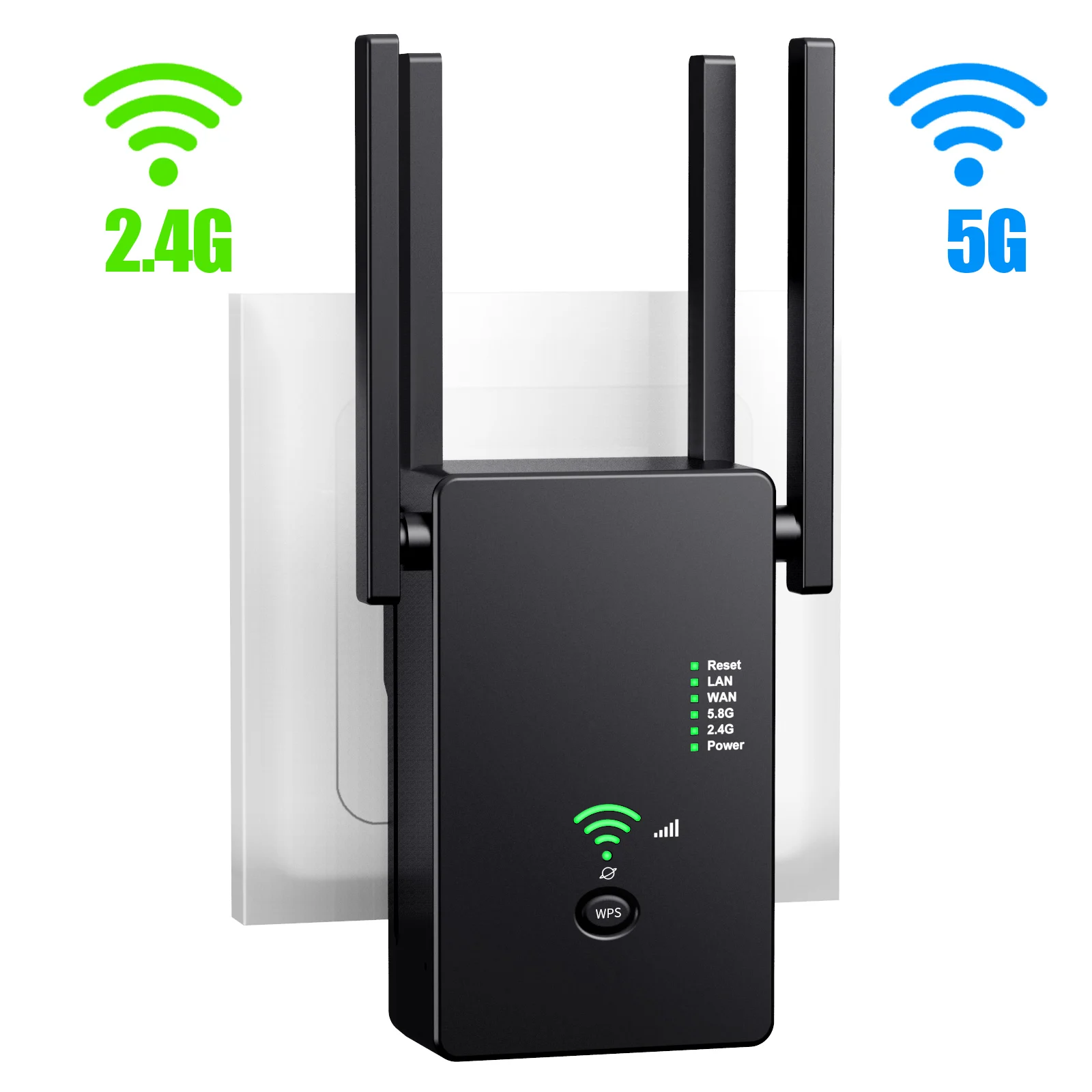 1200Mbps wireless 5G WiFi Repeater Router Wifi Booster Dual Band