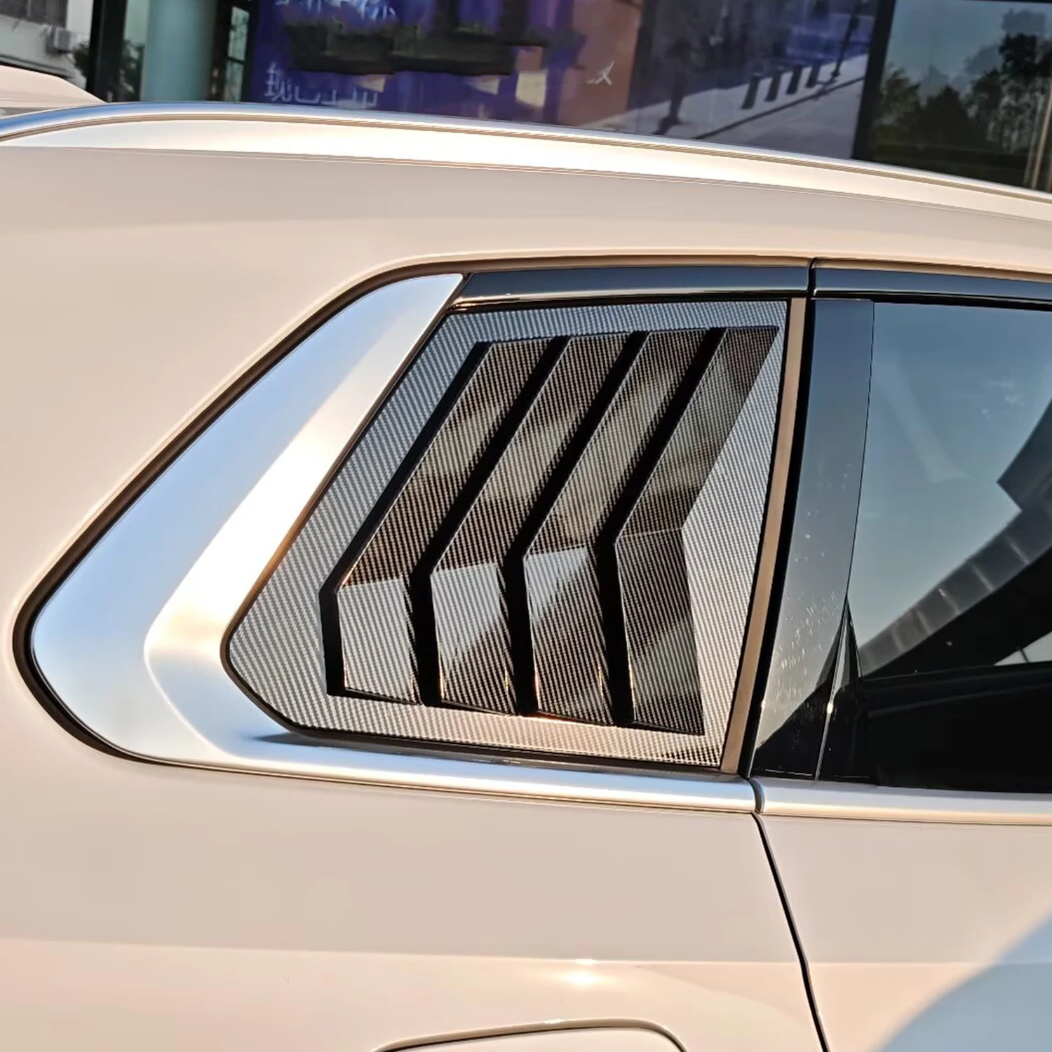 

Car Styling Rear Window Louvers For BMW X3 G45 2025 2026 Rear Triangle Window Shade Spoiler Bodykits