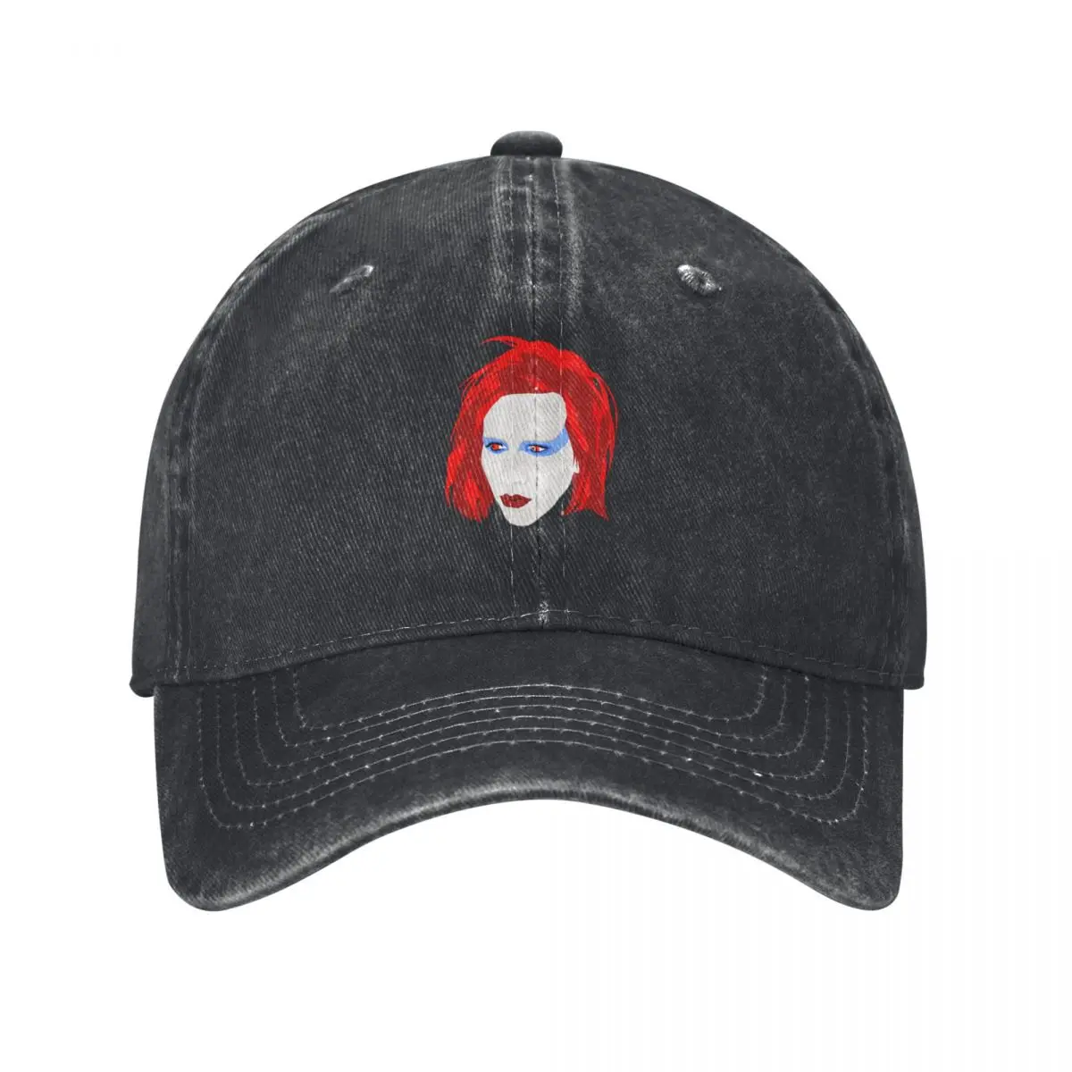 Marylin Manson Sticker Baseball Cap Trucker Cap Icon Men Hats Women's