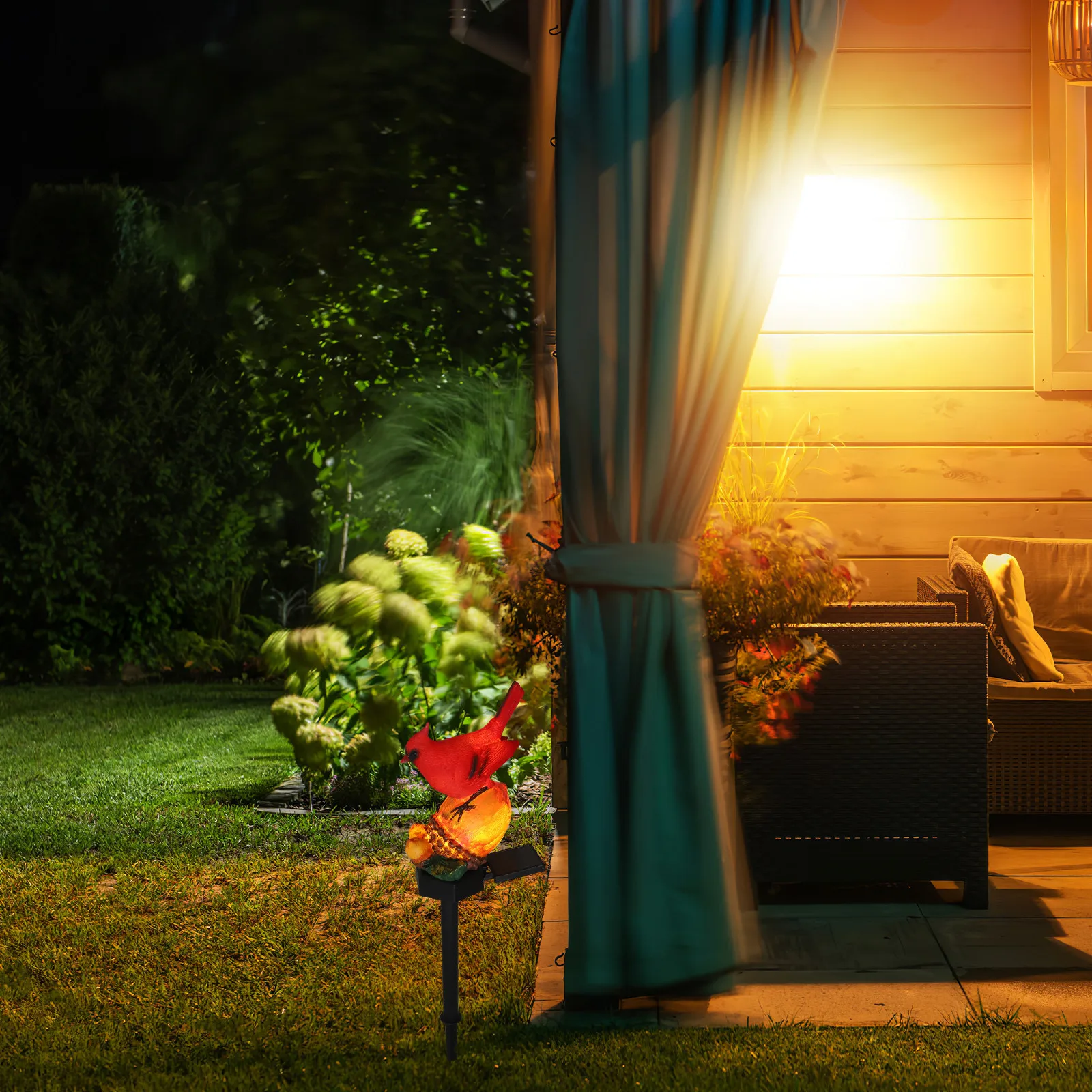 

Cartoon Bird Solar Lights for Garden Outdoor Decorations Durable Use Beautiful Effect Lawn L Wedding Patios