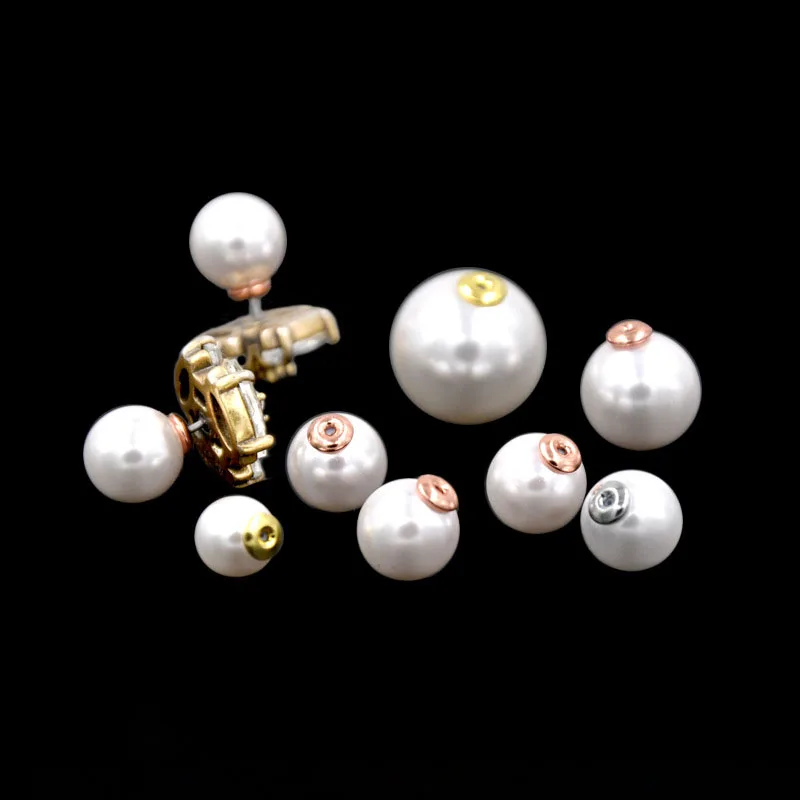 10Pcs Pearl Ear Bac… - image