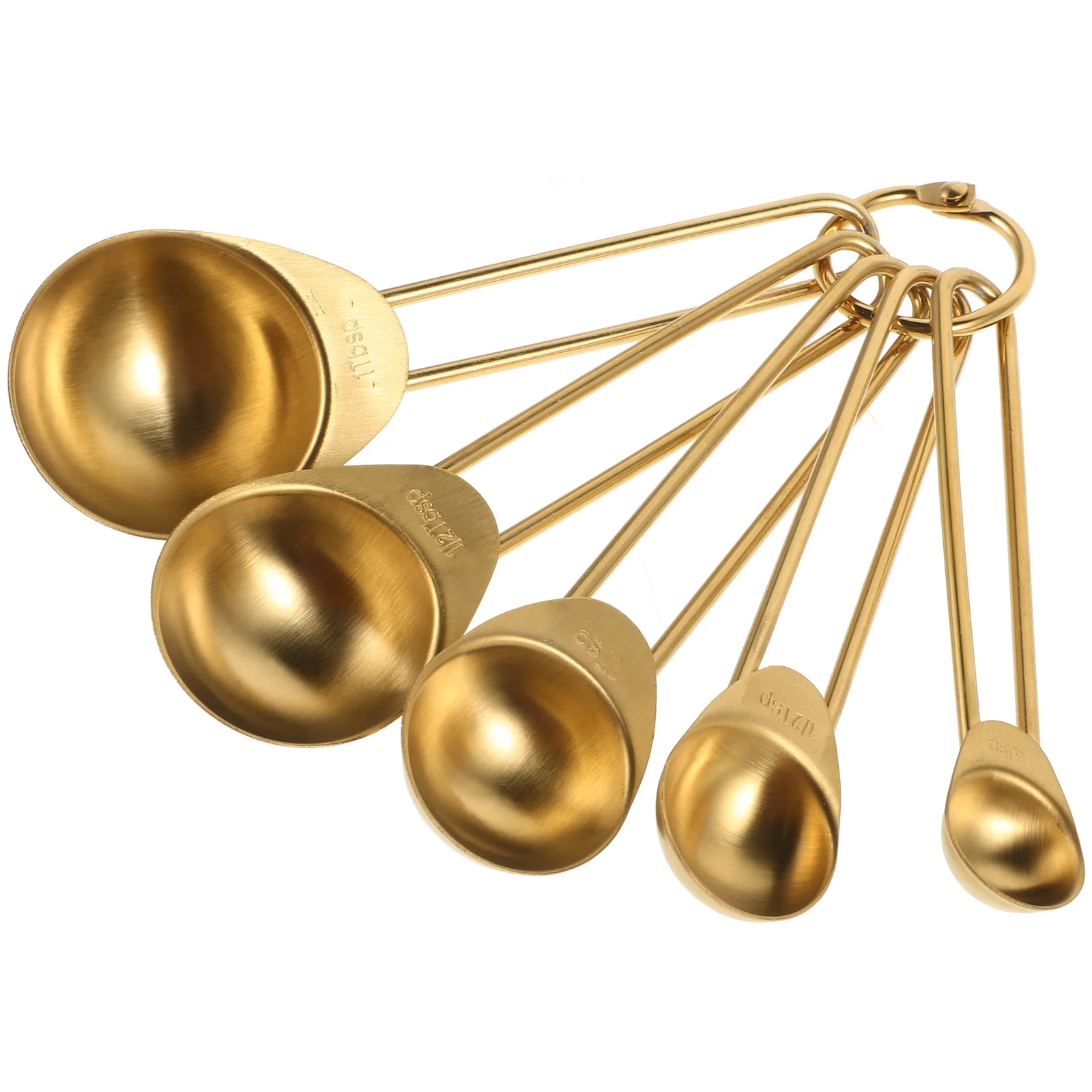 

1 Set Measuring Spoons Stainless Steel Precision-Engraved Matte Finish Kitchen Utensils For Baking Cooking Seasoning Coffee