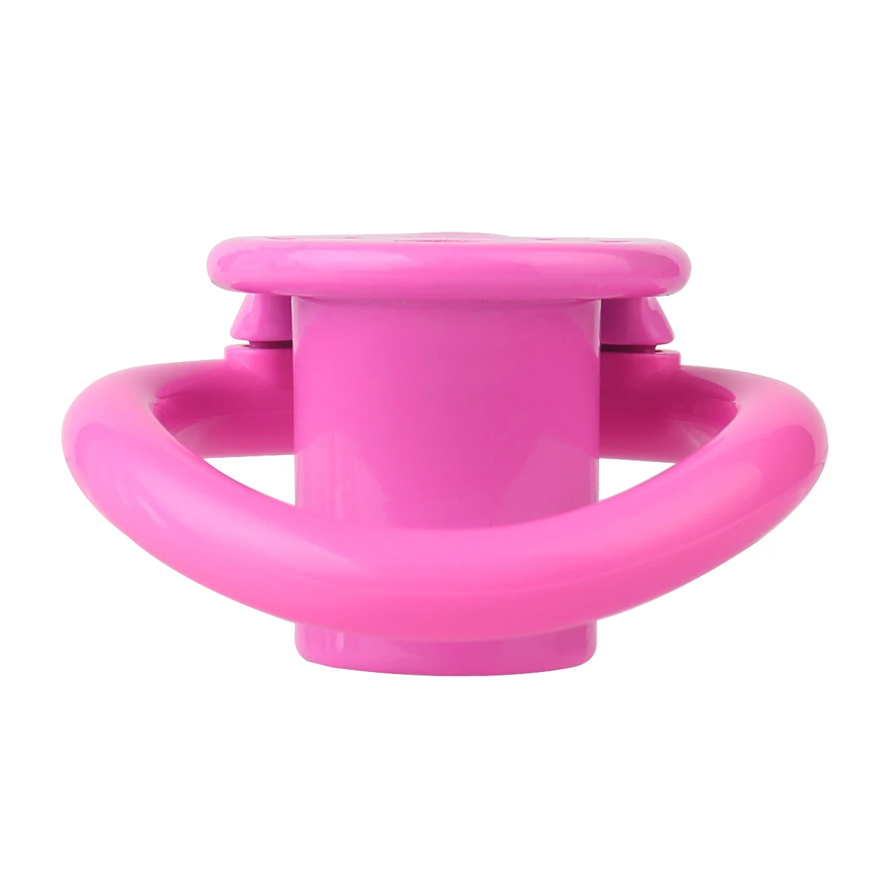 FRRK Plastic Negative Flame Chastity Cage with Urethral Inverted For Man Penis Rings Cock Lock Abstinence Restrain Sex Toys Pink