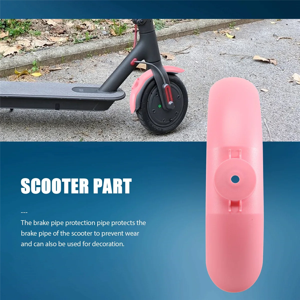 Electric Scooter Fender Line Tube Anti-Collision Strip Handlebars Grip for Xiaomi M365 Pro 2 Scooter Parts,Pink