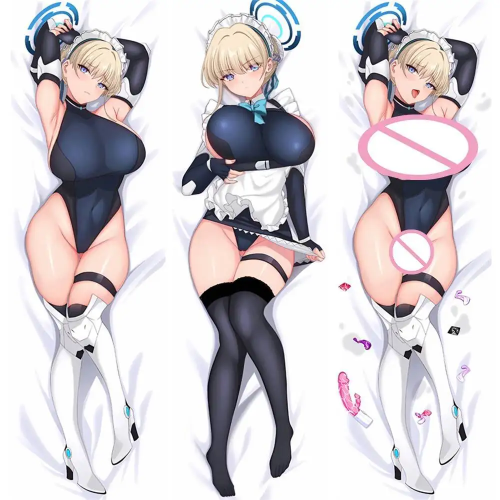 

Dakimakura Anime Asuma Toki Bunny Girl Blue Archive Double-Sided Print Life-Size Body Pillows Cover Christmas Decoration Gift