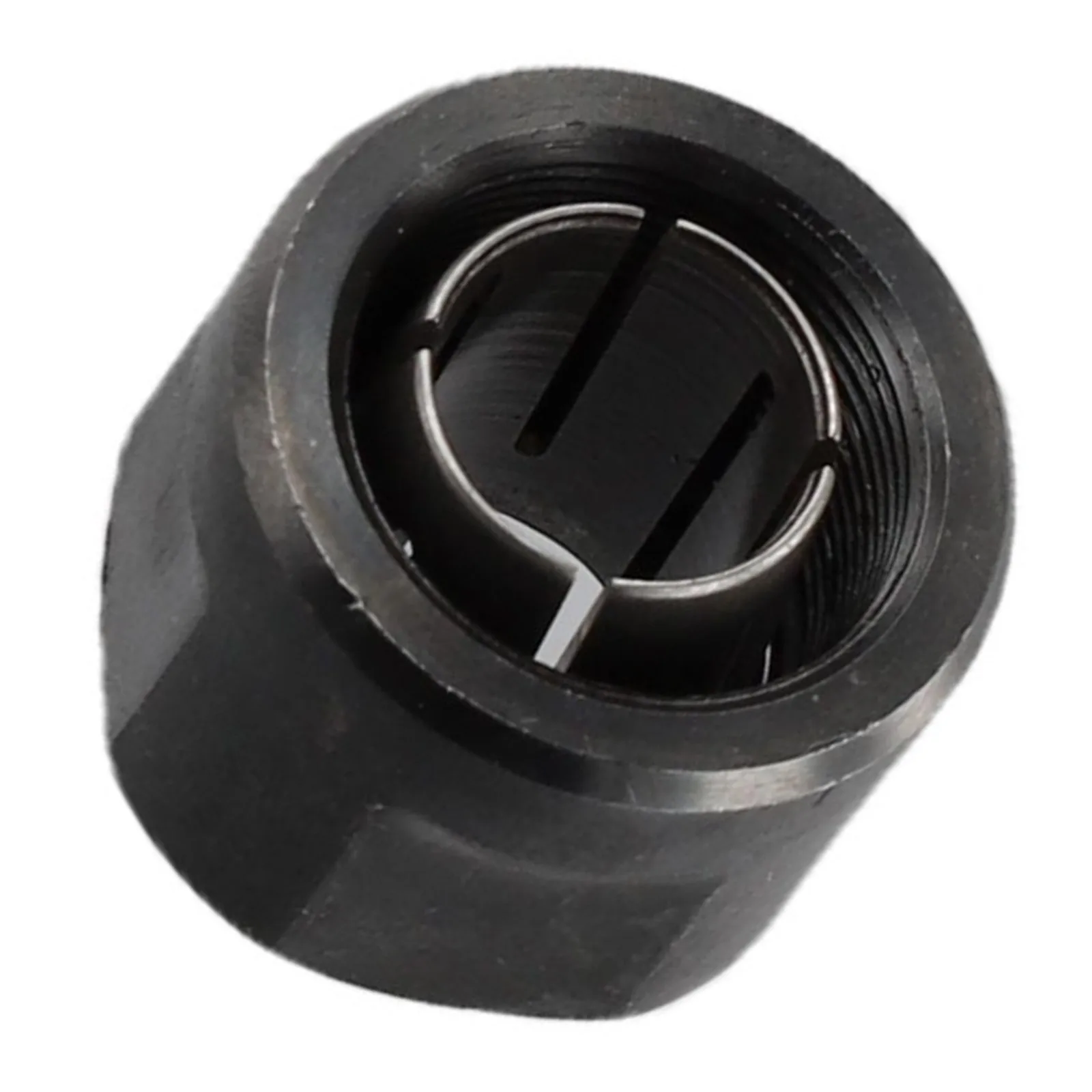 Nut Plunge Router Collet Nut Female Thread 19.5mm For 3612 Metal Replacement Tool Parts 1/2 Inch 21*27mm Black