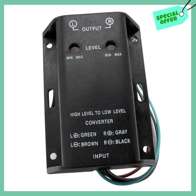 

A03G-2-Channel High-Low Adapter Replacement Accessories For Quadlock Radio For VW, BMW, Seat, Skoda, Ford