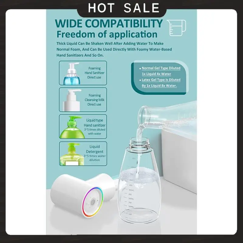 24-Hour Delivery Electric Foaming Shampoo Dispenser Waterproof Multifunctional Soap Dispenser For Window Cleaning Bathing Toilet