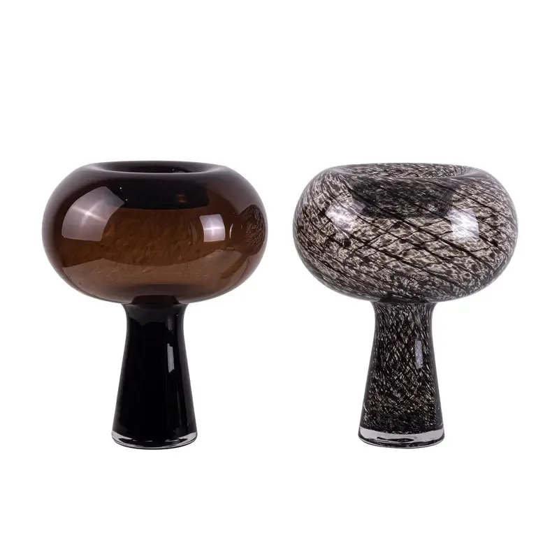 

Glass Vase Geometric Disc Transparent Flower Arranger Hydroponics Terrarium Flower Vase Home Decoration Accessories