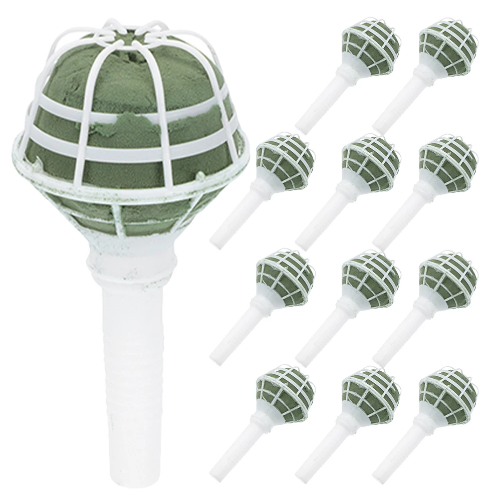 

12 шт. держатели для букетов невесты, цветочная губка, свадебная ручка, композиция, декор, эффект свежести, идеально подходит