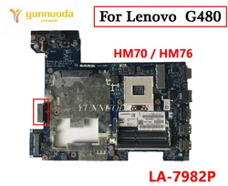 LA-7982P For Lenovo G480 G580 laptop motherboard HM70 HM76 DDR3 QIWG5_G6_G9 100% tested good
