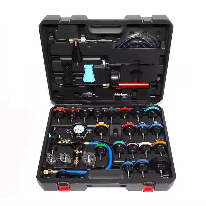 TBTOOLS Car Auto 33 Pcs Master Cooling System Diagnostic Service Set Pressure Tester Set Repair Maintenance Tools Set TB046
