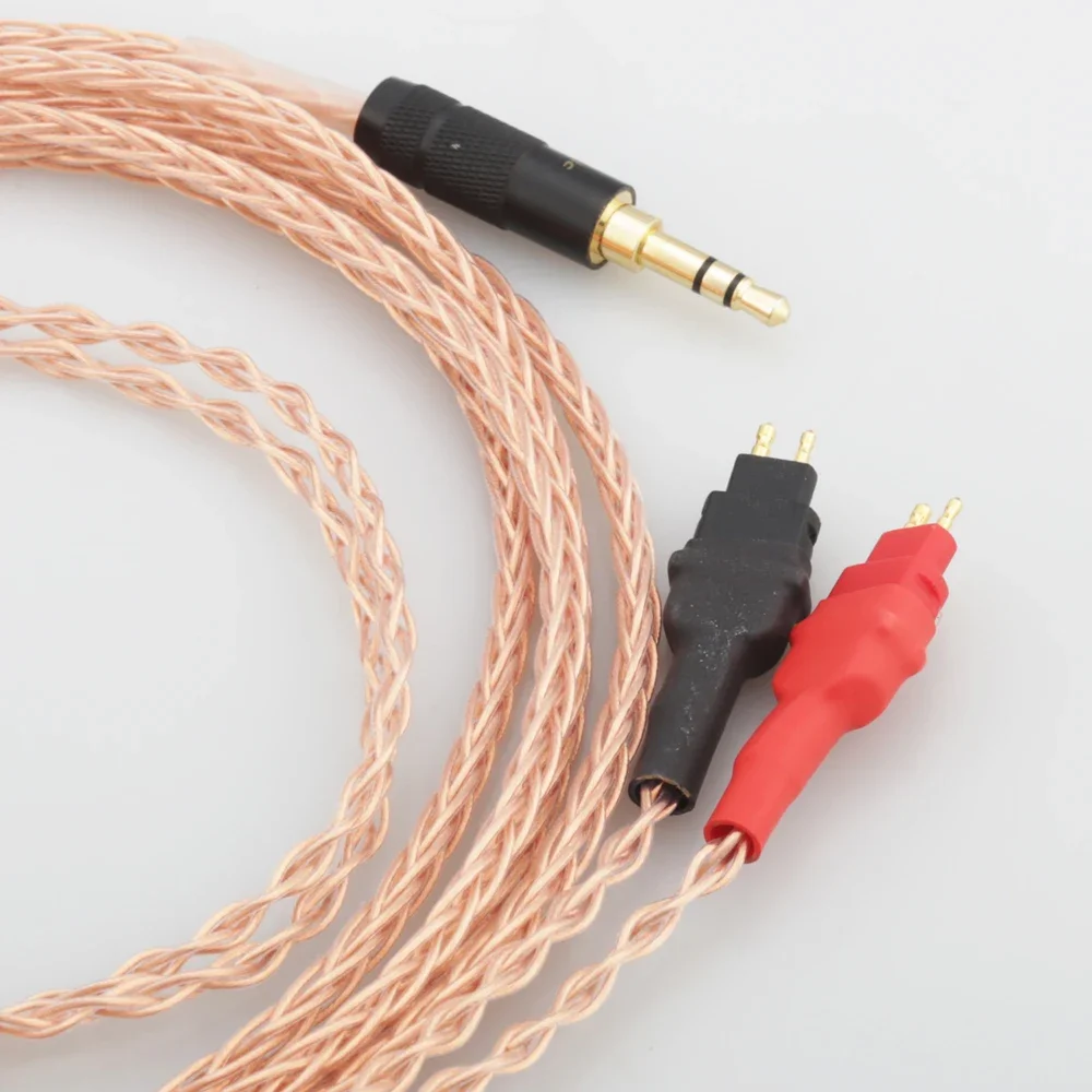 Audiocrast 807Cu 3,5 mm auf Kopfhörerkabel für Kopfhörer HD600 HD650 HD525 HD545 HD565 HD580 Kopfhörer Ersatz-Audiokabel