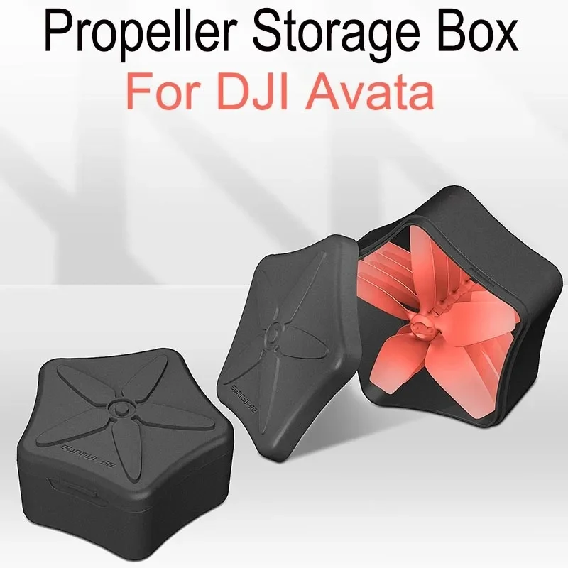 Propeller Storage Box for DJI Avata Combo 2925S Plastic Props Blade Anti-fall Protection Box for DJI Avata Drone Accessories