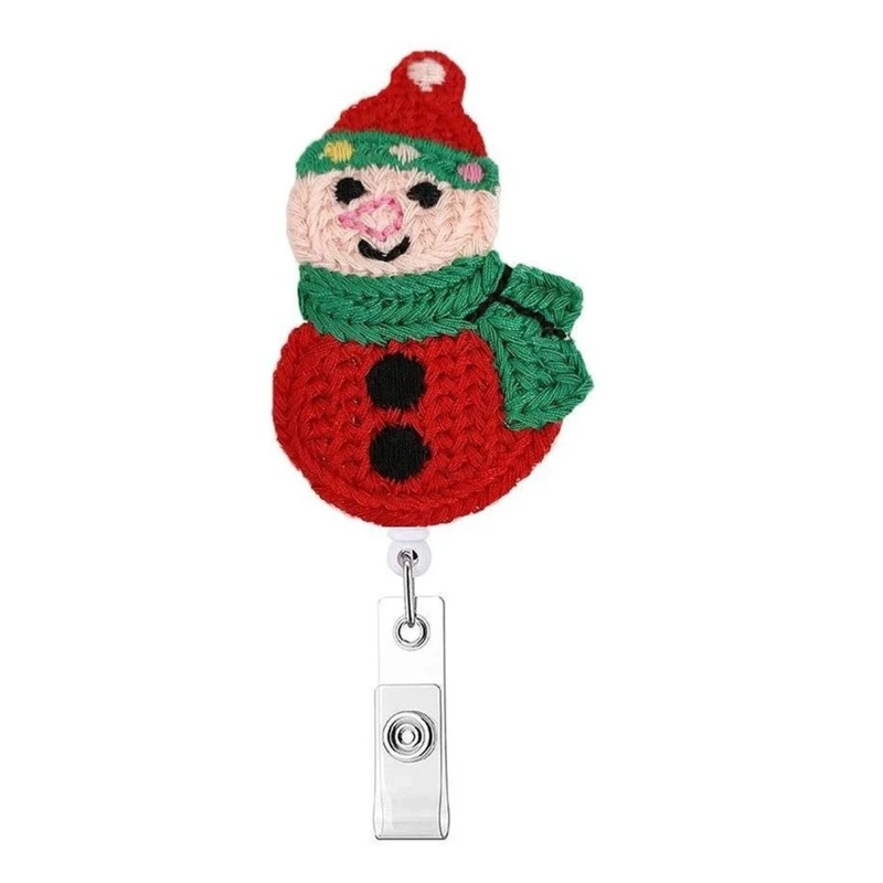 

Fashion Mix Styles Christmas Style Felt Retractable Badge Holder Reel Accessories