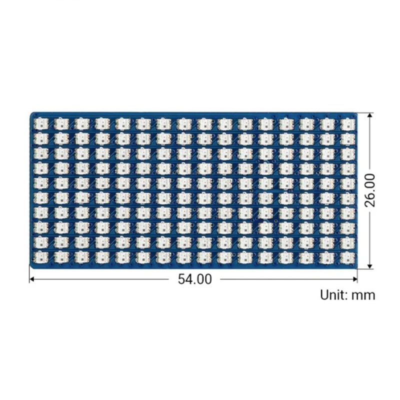 AU67-RGB LED Matrix Panel Voor Raspberry Pi Pico Full-Color 16X10 Raster RGB LED Module voor Raspberry Pi Pico Serie Moederbord