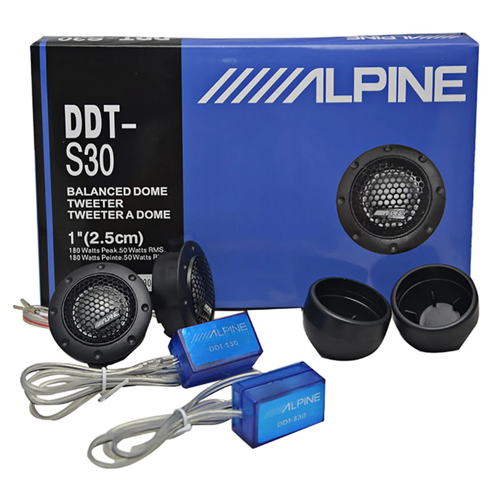 DDT-S30 180W 4Ohm Car Audio Silk Film Loud Speaker For Car Modification High-Pitched Audio Loudspeaker Car Audio Modification