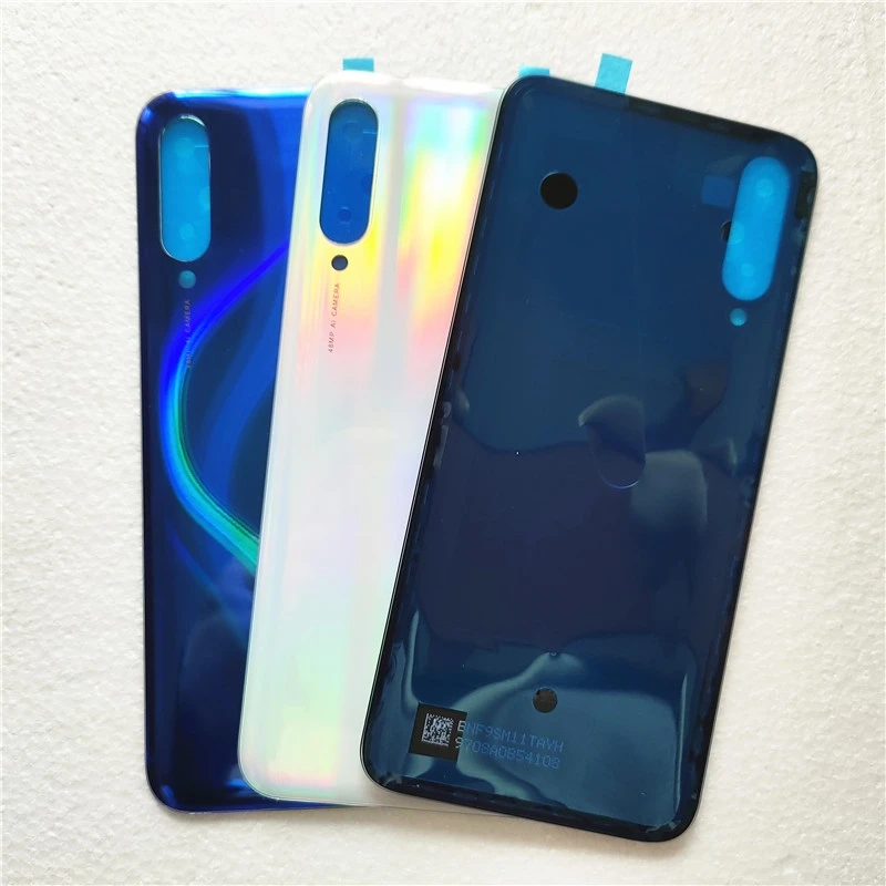A+++ for Xiaomi Mi A3 Back Battery Cover MiA3 CC9E Back Door Glass Rear Housing Cover Replacement Parts
