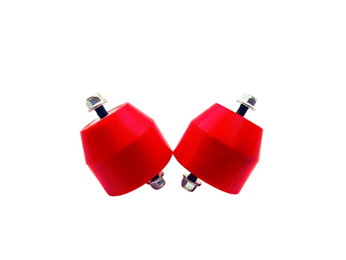 Imagen 2 del producto Para BMW E36 E46 Compact Z3 Z4 en línea 6CYL rojo bujes de soporte de transmisión y motor de poliuretano juego de 2 piezas y 4 piezas