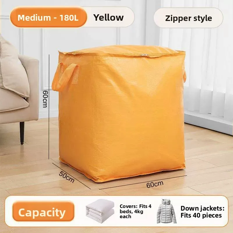 Large Capacity Moving Packing Bag Paper Box Snake Skin Luggage Book Woven Bag Organizer Storage Bag Moving Helper Tool