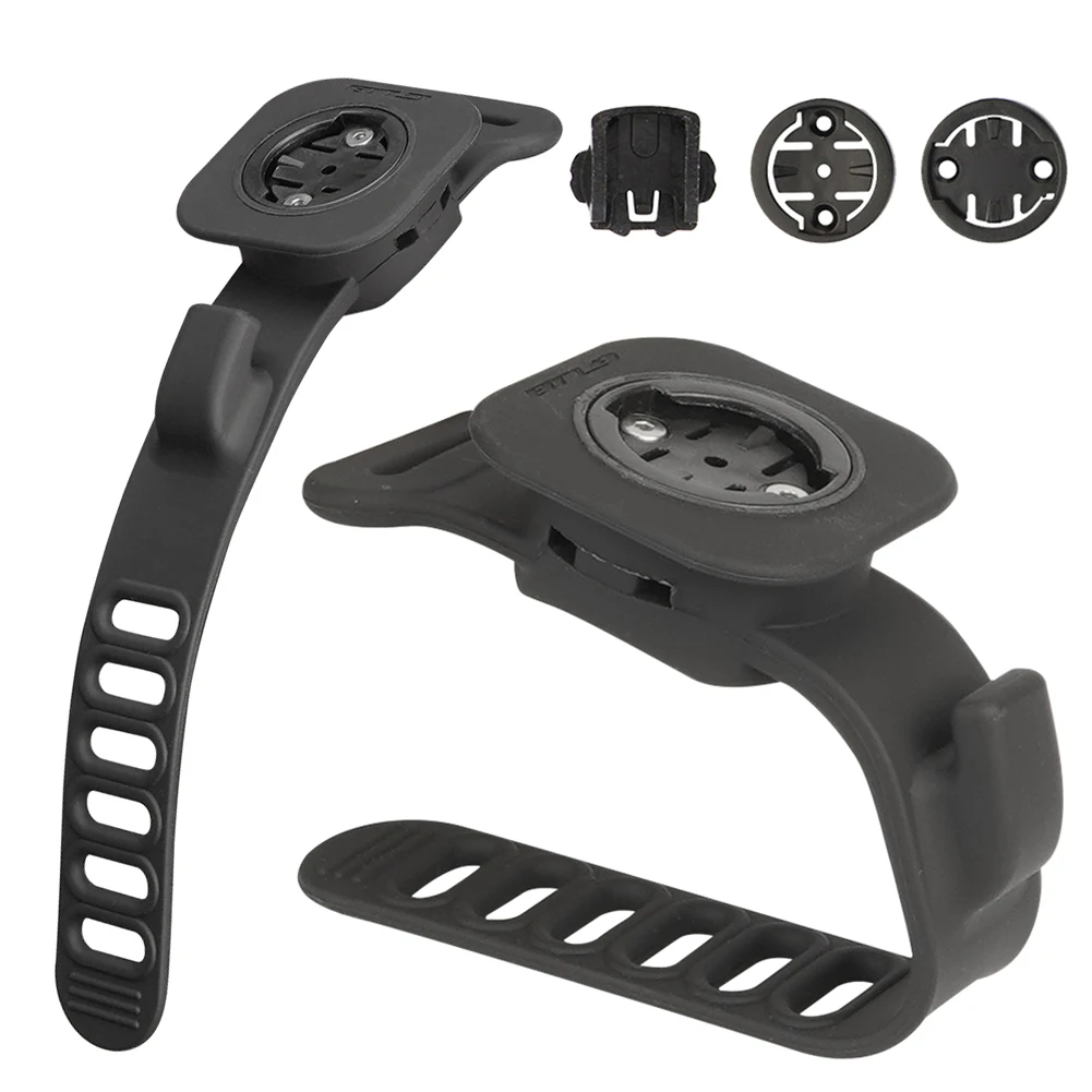 Silicone Bicycle Computer Mount Shockproof Bike Computer Holder Multi-Function Bike Computer Stand Cycling Accessories