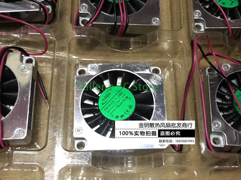 

new FOR ADDA AB3505LX-QB0 DC 5V 0.10A 35X35X07mm 2-wire Server Square blower Fan