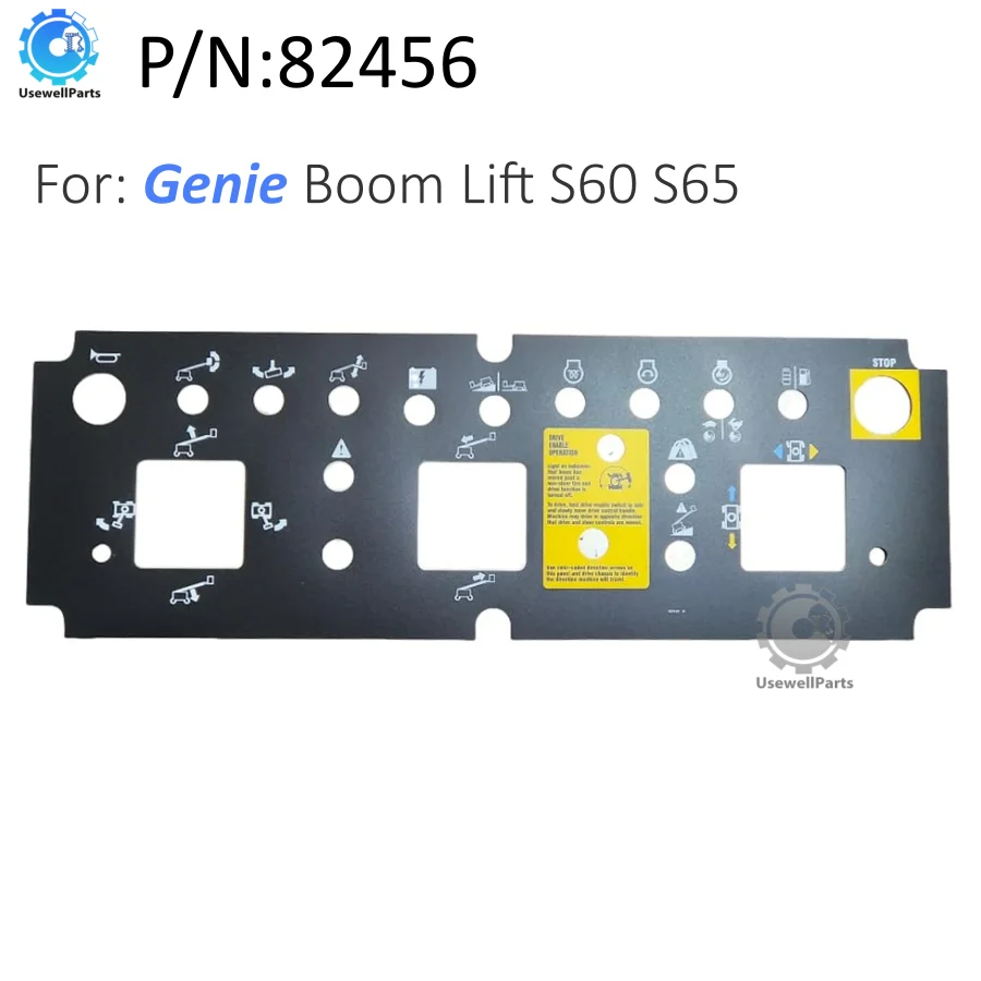 

UsewellParts 82456 82456GT Decal Platform Control Panel Used For Genie Boom Lift S60 S65