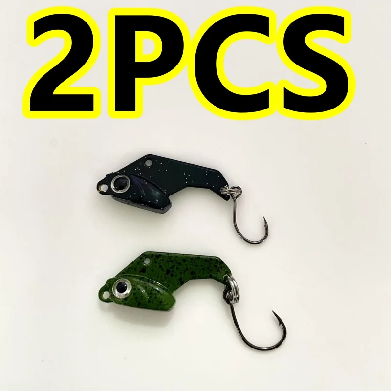 LURETV اليابان Valkein نفس النمط Valcyanom Metal VIB 2 قطعة 3CM4.5g تيار الطعم 8025 #3