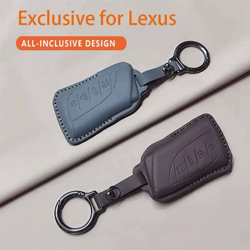 غطاء مفتاح السيارة عن بعد لكزس NX ES UX US RC LX GX IS RX 200 250h 350h LS 450h 260h 300h UX200 B3-NX RX سلسلة مفاتيح جلدية