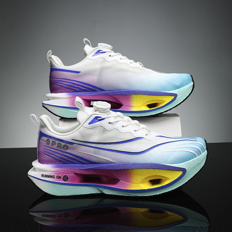 

Cushioning Marathon Running Shoes for Men Carbon Board Sneakers Breathable Outdoor Training Sports Shoes Women Anti Slip Sneaker