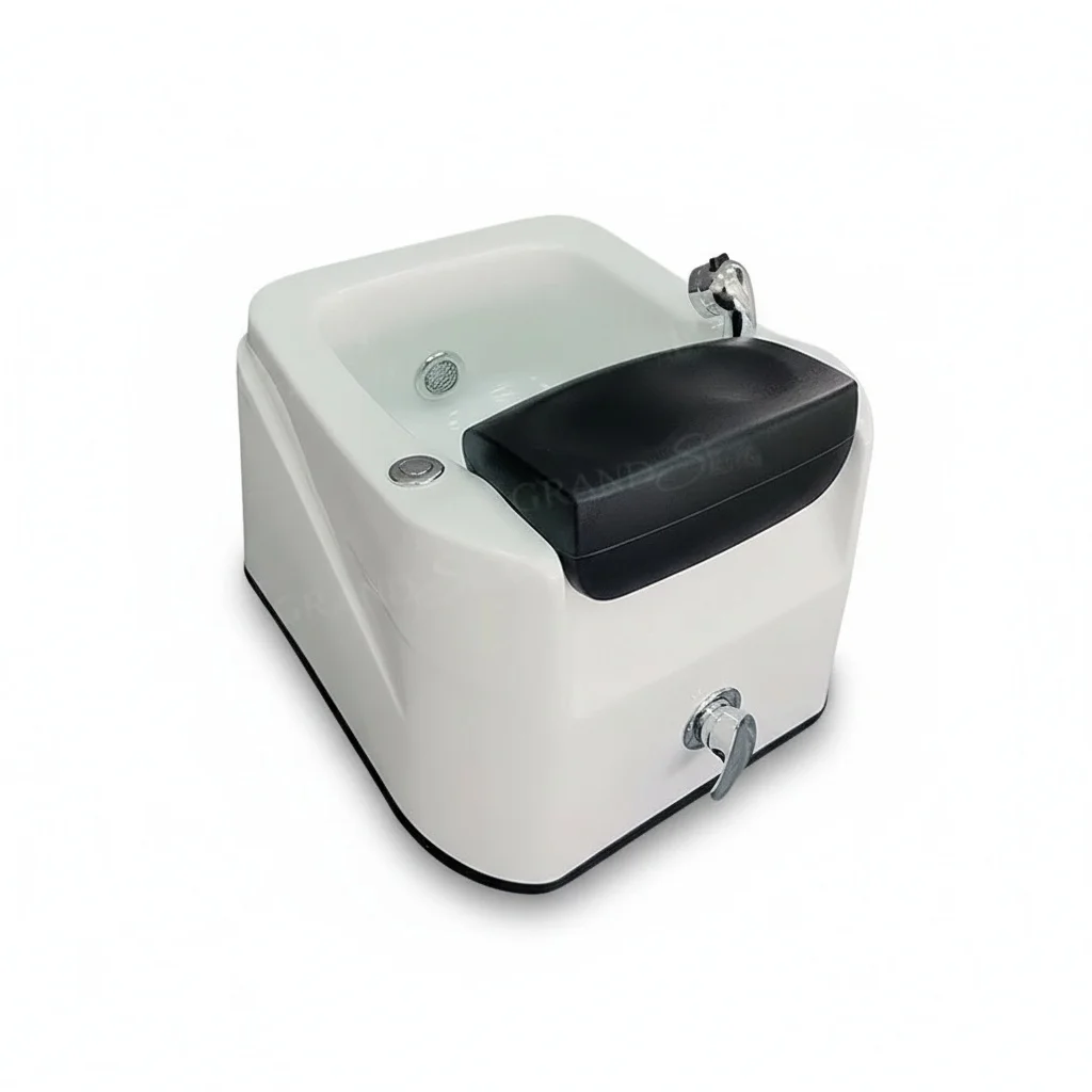 

Portable Pedicure Chair, Acrylic Fiberglass, No Plumbing Massage Chair, Freestanding Pedicure Bowl, Whirlpool Massage Sink
