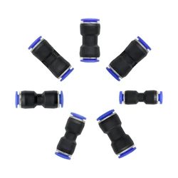 Pneumatic Fittings Fitting Plastic Connector PU PG 4mm 6mm to 8mm 10mm Air water Hose Tube Push in Straight Gas Quick Connectors