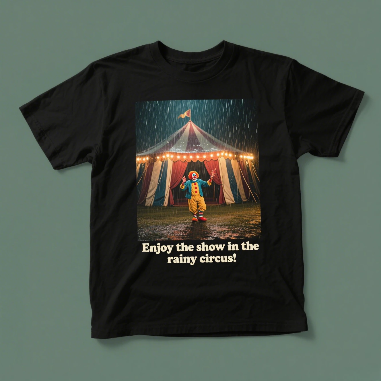 

Circus Clown Graphic Print Summer Luxury Brand Cotton Men's and Women's T-shirt Short Sleeve Street Fashion Trend Clothing