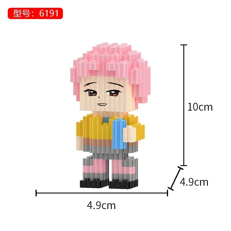 Kpop Devil Hunter Mini Building Block Toy صندوق أعمى، مجموعة أشكال أنيمي لطيفة، نموذج قابل للجمع بنفسك، هدية مفاجأة غامضة لمحبي