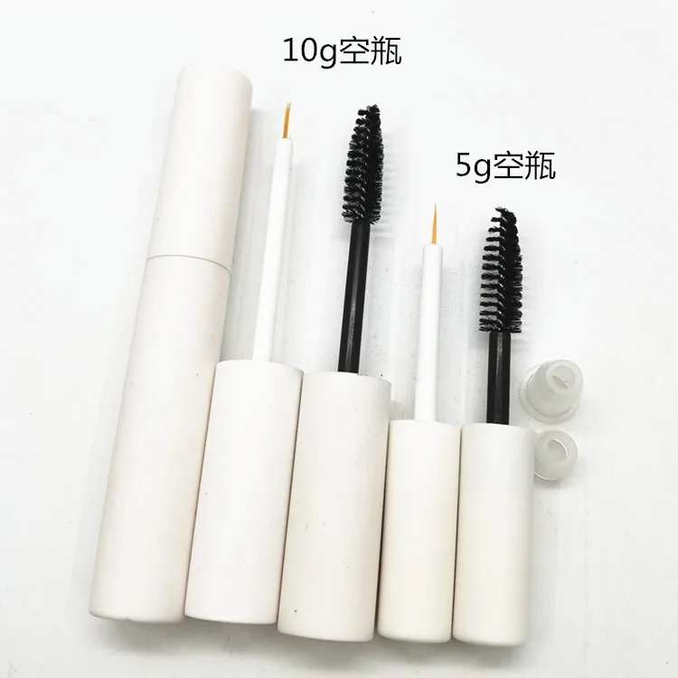 

10PCS 5ml 10ml White Lip Gloss Tubes Mascara Eyeliner Lipstick Tubes Empty Lipgloss Packaging Refillable Cosmetic Container