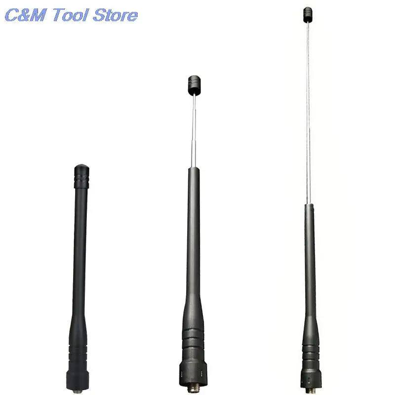 Universal SMA Female Dual Wide Band Flexible Antenna Walkie Talkie Telescopic Rod High Gain Antenna For Baofeng 888s