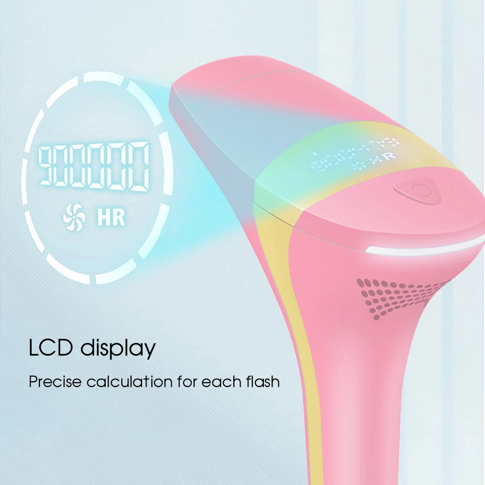 3 في 1 IPL إزالة الشعر بالليزر 900,000 ومضات شاشة الكريستال السائل آلة إزالة الشعر IPL للبيكيني جسم العانة النساء الاستخدام المنزلي جهاز إزالة الشعر