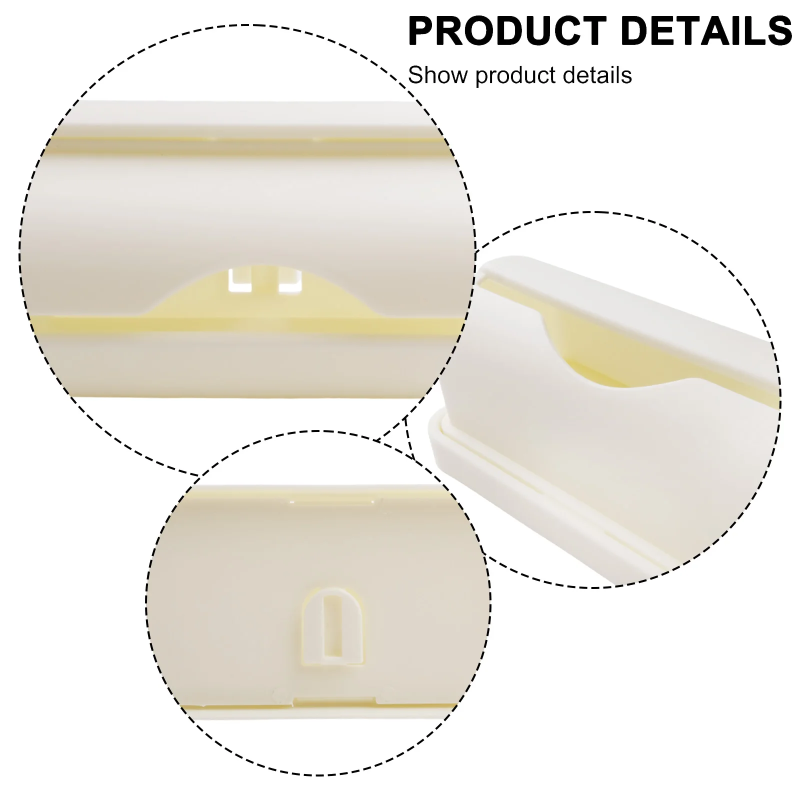 Garbage Bag Storage Box Plastic Wall Mounted 1Pcs Bathroom Extractable Non Perforated Brand New Easy To Install